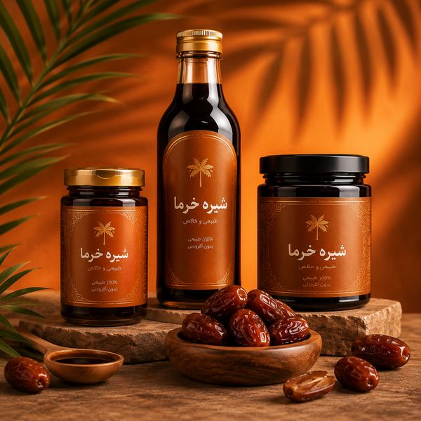 شیره خرما با عسل